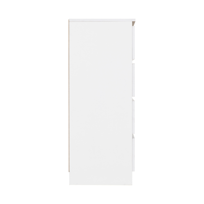 Malvern 8 Drawer Chest – White, Modern Storage Solution