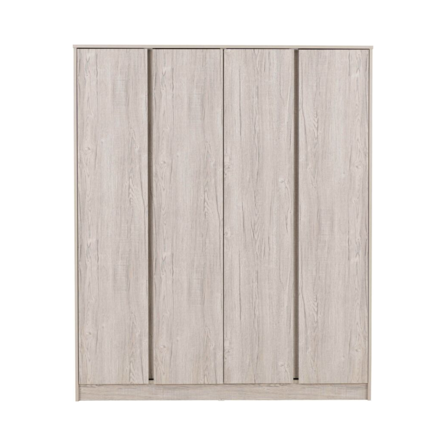 Malvern 4 Door Wardrobe – Urban Snow | Modern Bedroom Storage