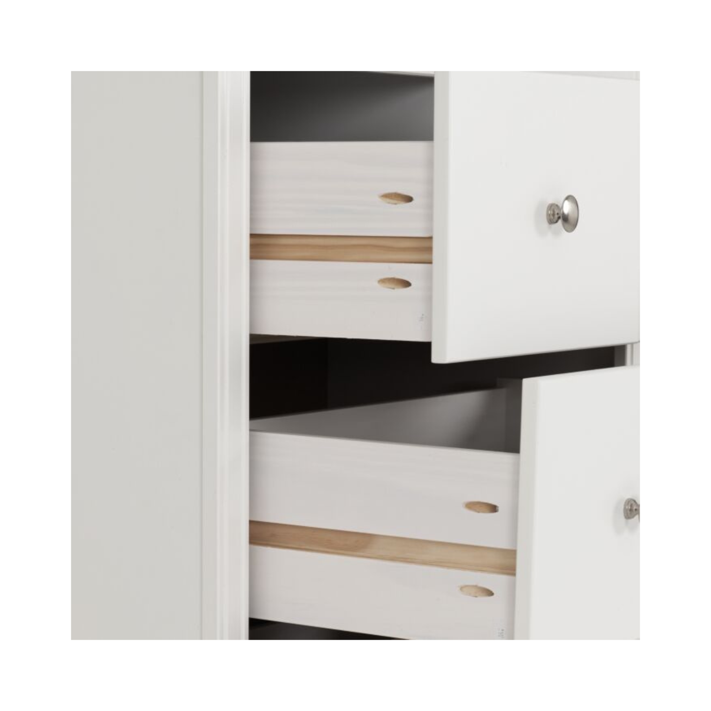 Stratford 3+2 Drawer Chest - White Storage Solution