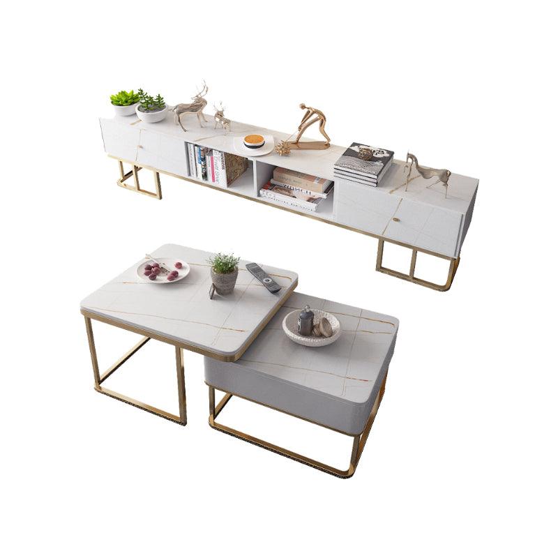 Lorelei Nesting Coffee Table Set, Sintered Stone
