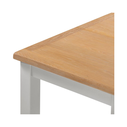 Windsor Extending Dining Table in Pebble Grey & Oak