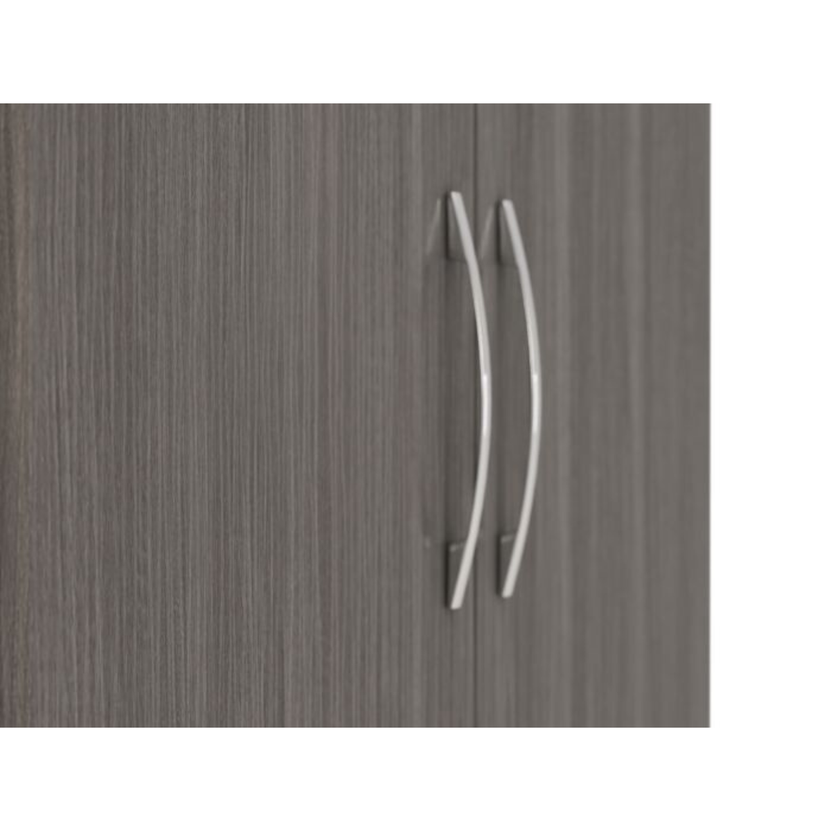 Nevada 2 Door 1 Drawer Wardrobe – Black Wood Grain