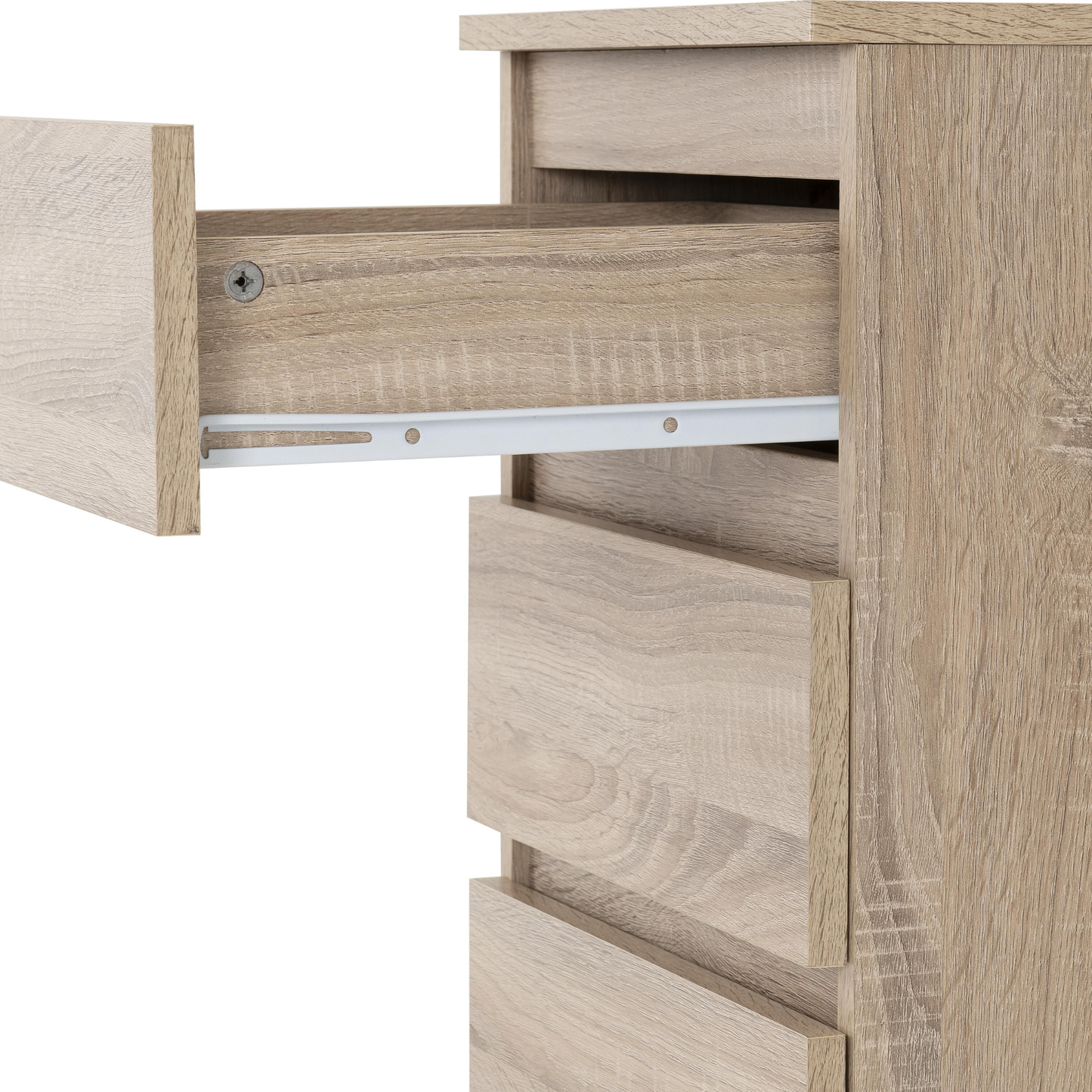 Malvern 3 Drawer Bedside x2 – Sonoma Oak Effect Storage