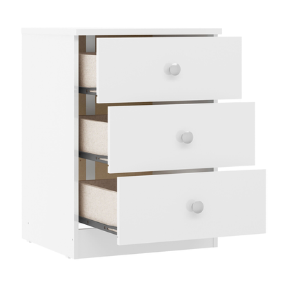 Denver 2 Door Wardrobe Bedroom Set White Gloss