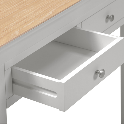 Bordeaux Console Table - Pebble Grey & Oak