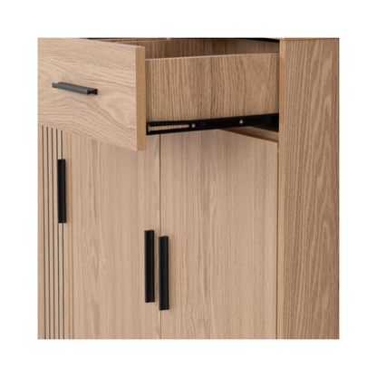Tessa 3 Door 2 Drawer Sideboard – Natural Oak Effect