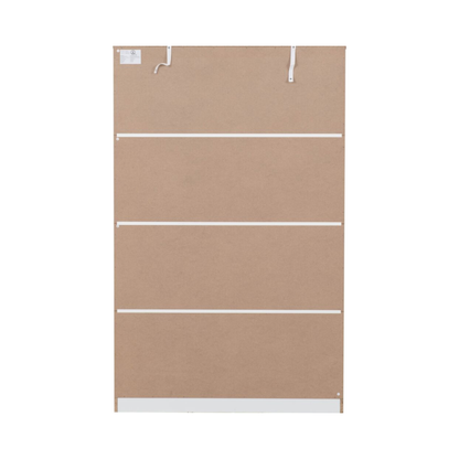 Dakota 3 Door Wardrobe – White