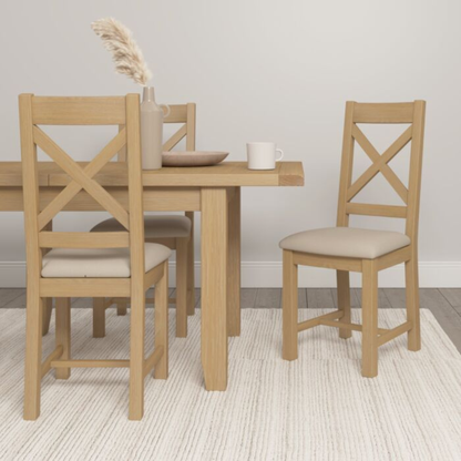 Windsor Large Extending Dining Table Natural Oak 180–230cm