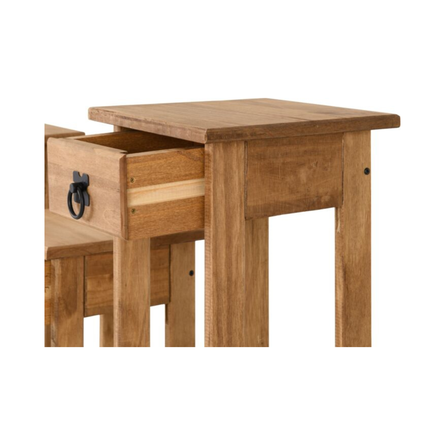 Corona 3x Plant Stands – Distressed Waxed Pine