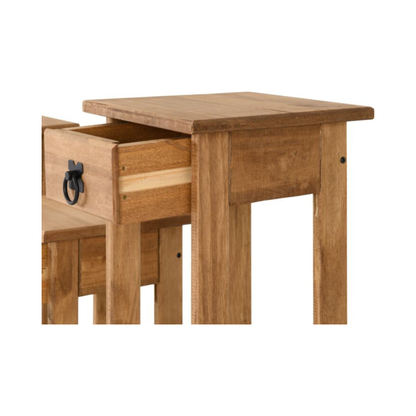 Corona 3x Plant Stands – Distressed Waxed Pine