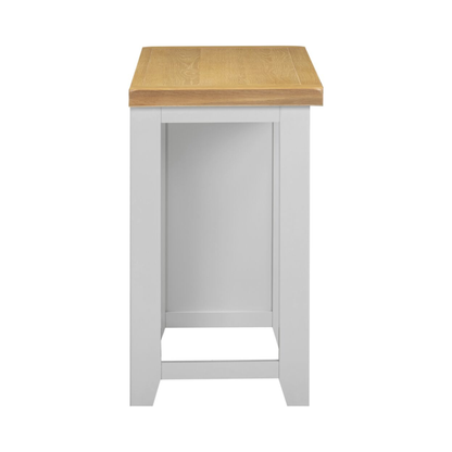 Windsor 3 Drawer Dressing Table – Pebble Grey/Oak