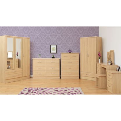Nevada 2 Door 1 Drawer Wardrobe – Sonoma Oak