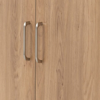 Dakota 2 Door Wardrobe – Oak Effect | Compact Hanging Storage