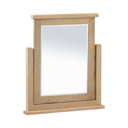 Windsor 3 Drawer Dressing Table & Mirror – Natural Oak