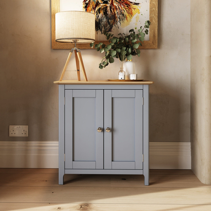 Taberno Oak 2 Door Sideboard – Dove Grey