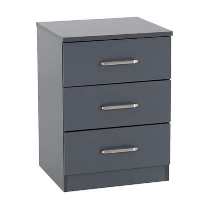 Dakota 2 Door Wardrobe Set – Dark Grey Bedroom Storage