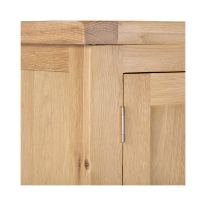 Windsor 2 Door 1 Drawer Wardrobe – Natural Oak