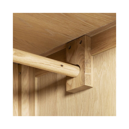 Windsor 3 Door 2 Drawer Wardrobe – Natural Oak