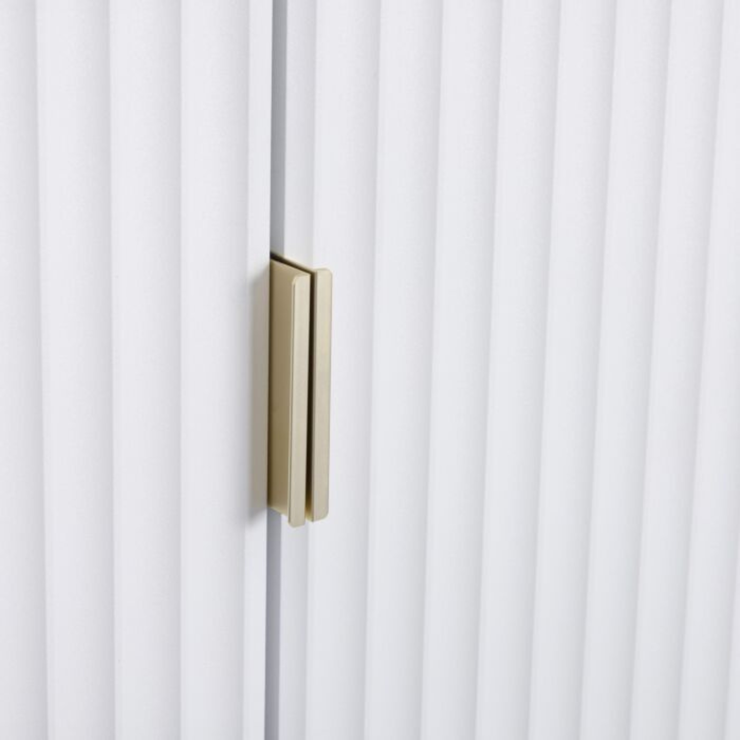 Miami 2 Door Wardrobe – White & Gold, Compact Storage