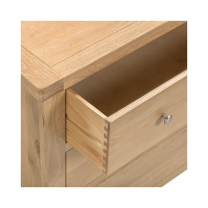 Windsor 3 Drawer Chest – Natural Oak