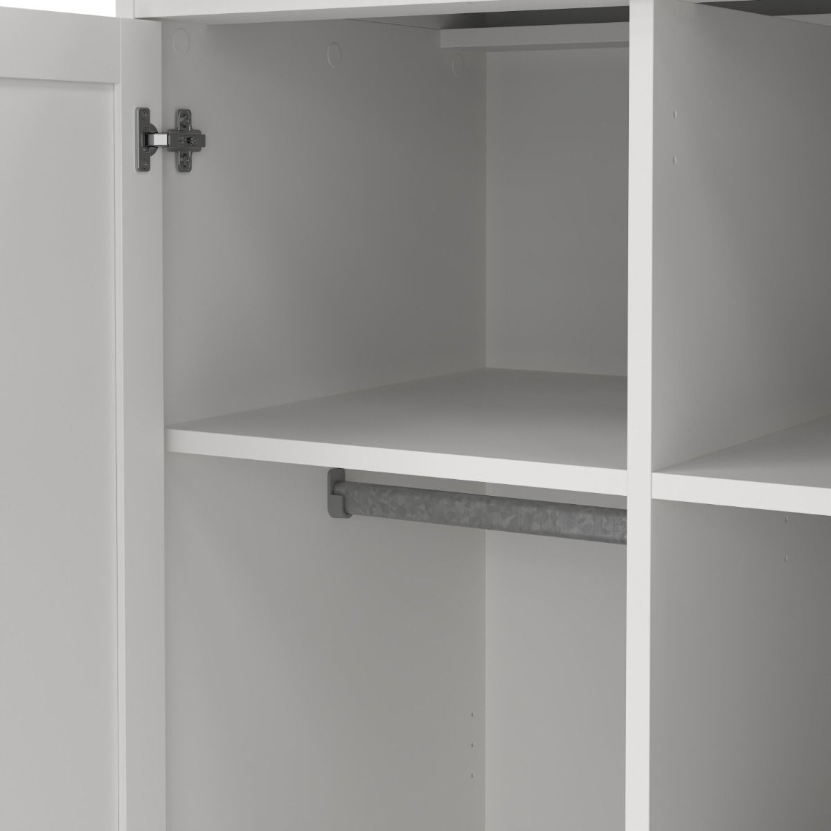 Paris Wardrobe with 2 Doors in White