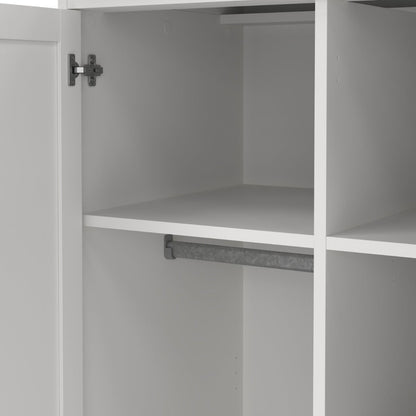 Paris Wardrobe with 2 Doors in White