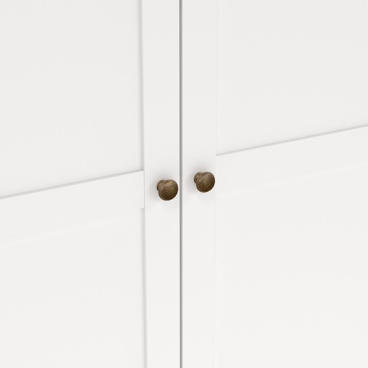 Paris Wardrobe with 2 Doors in White