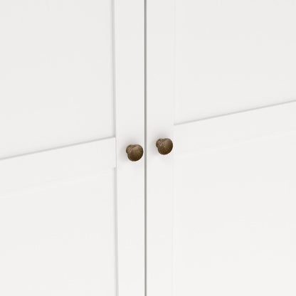 Paris Wardrobe with 2 Doors in White