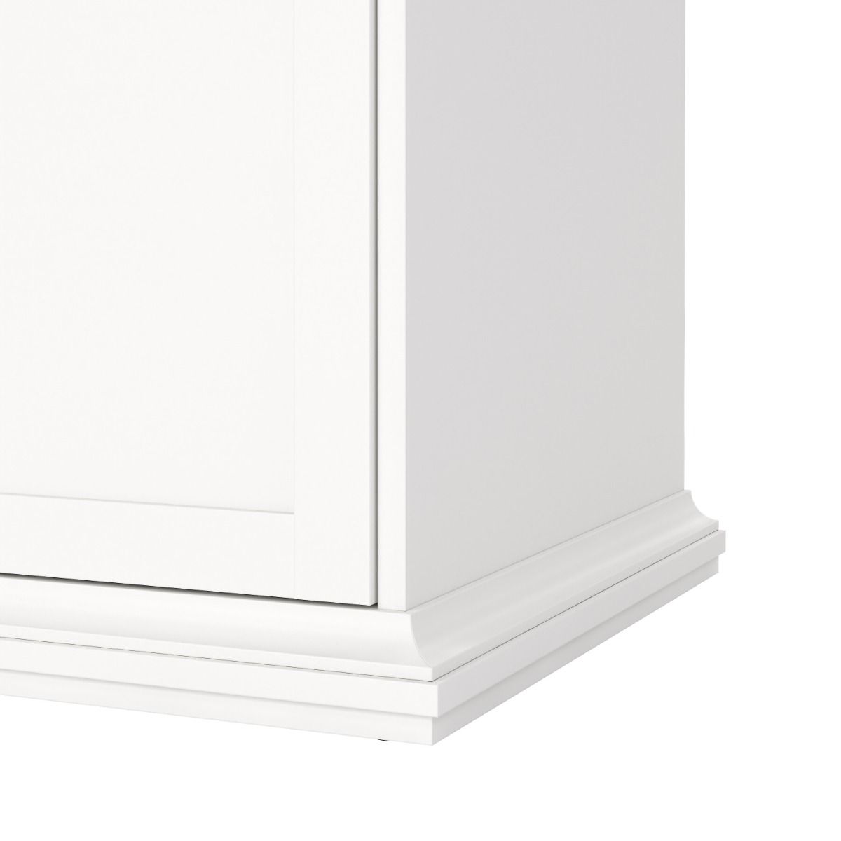 Paris Wardrobe with 2 Doors in White