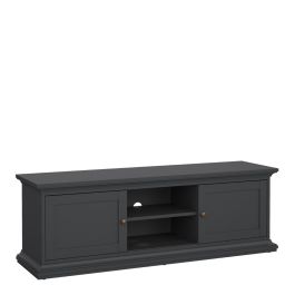 Paris TV-unit 2 frame Doors in Matt Grey