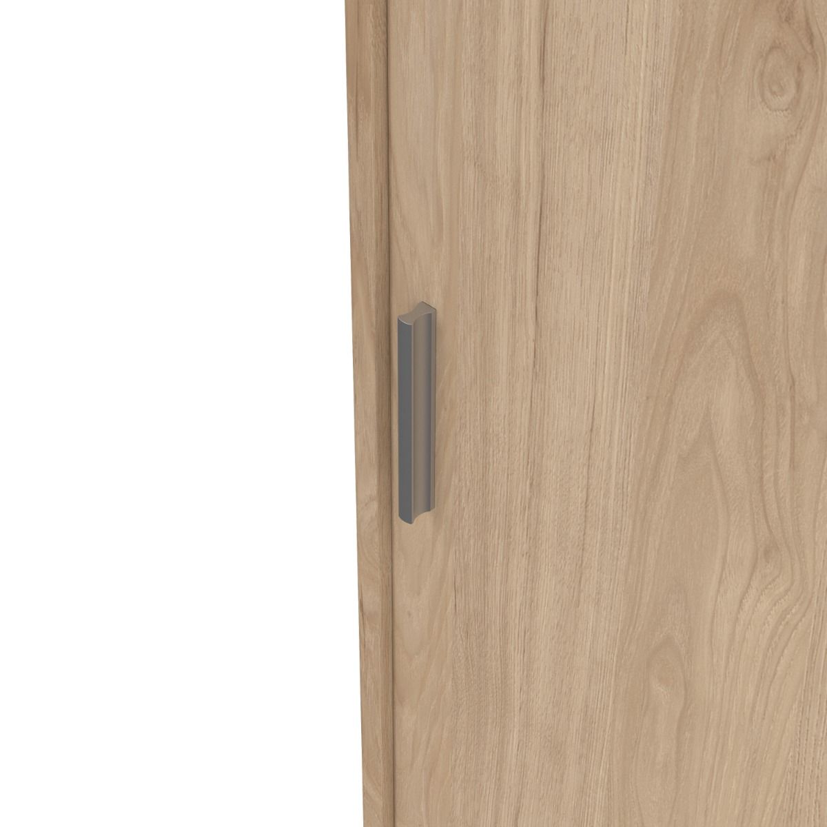 Naia Wardrobe with 2 Sliding Doors 1 Door 3 Drawers in Jackson Hickory Oak
