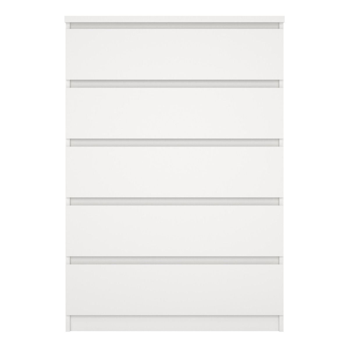 Naia Chest of 5 Drawers in White