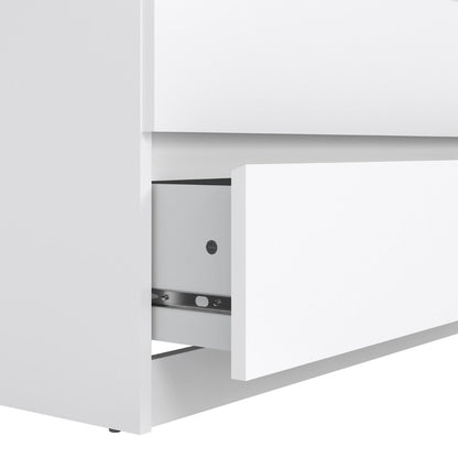 Naia Chest with 5 Drawers in White High Gloss