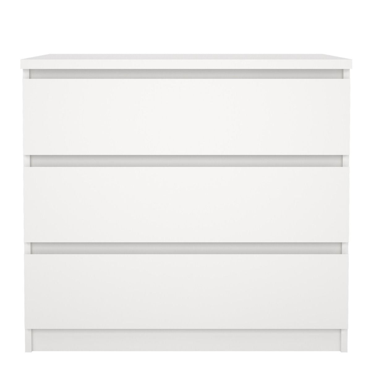 Naia Chest of 3 Drawers in White