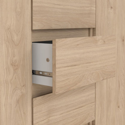 Naia Sideboard with 4 Drawers and 2 Doors in Jackson Hickory Oak