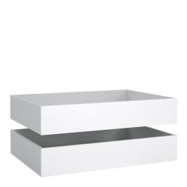 Naia Underbed Drawers Set in White High Gloss