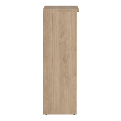 Naia Shoe Cabinet with 2 Flip Down Doors 1 Door and 1 Drawer in Jackson Hickory Oak