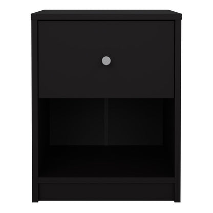 May Bedside 1 Drawer in Black