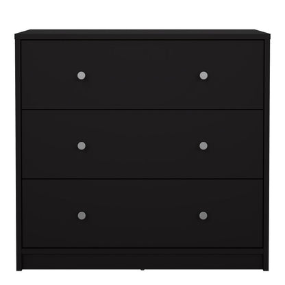 May Chest of 3 Drawers in Black