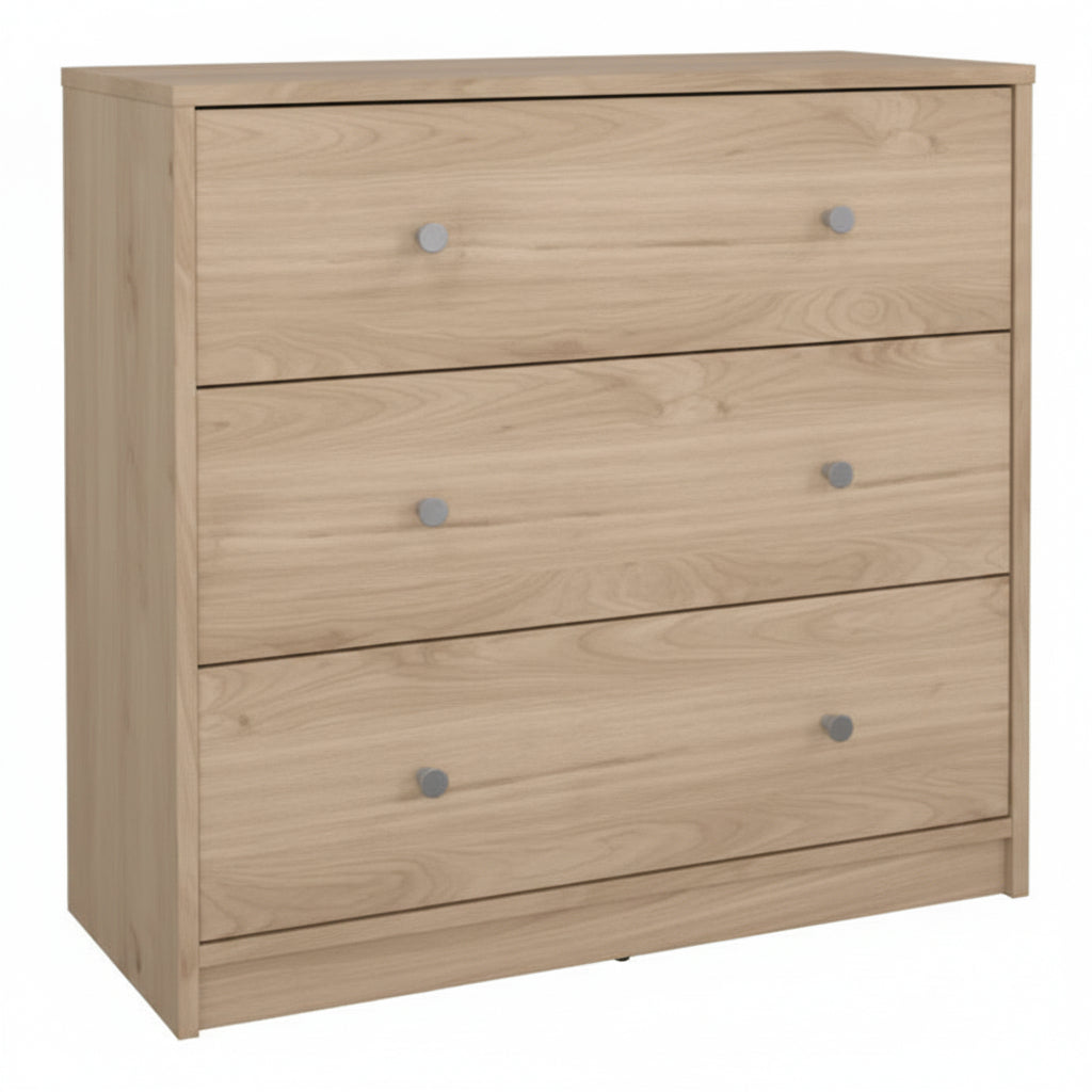 May Chest of 3 Drawers in Jackson Hickory Oak