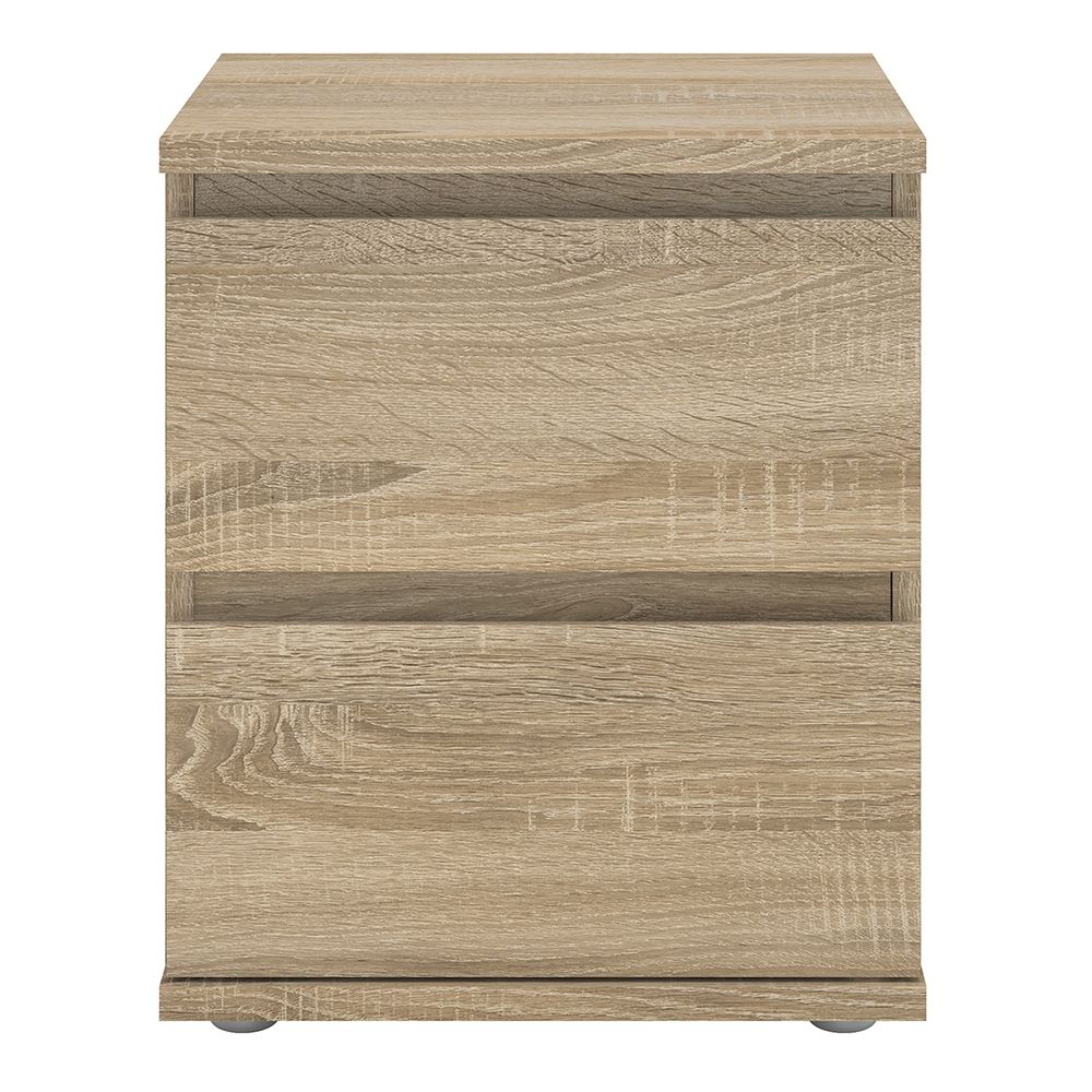 Nova 2 Drawer Bedside in Oak