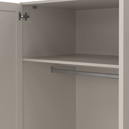 Brande Wardrobe with 3 Frame Doors in Cashmere