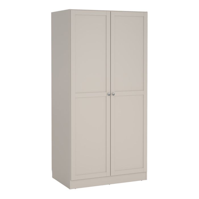 Brande Wardrobe with 2 Frame Doors in Cashmere