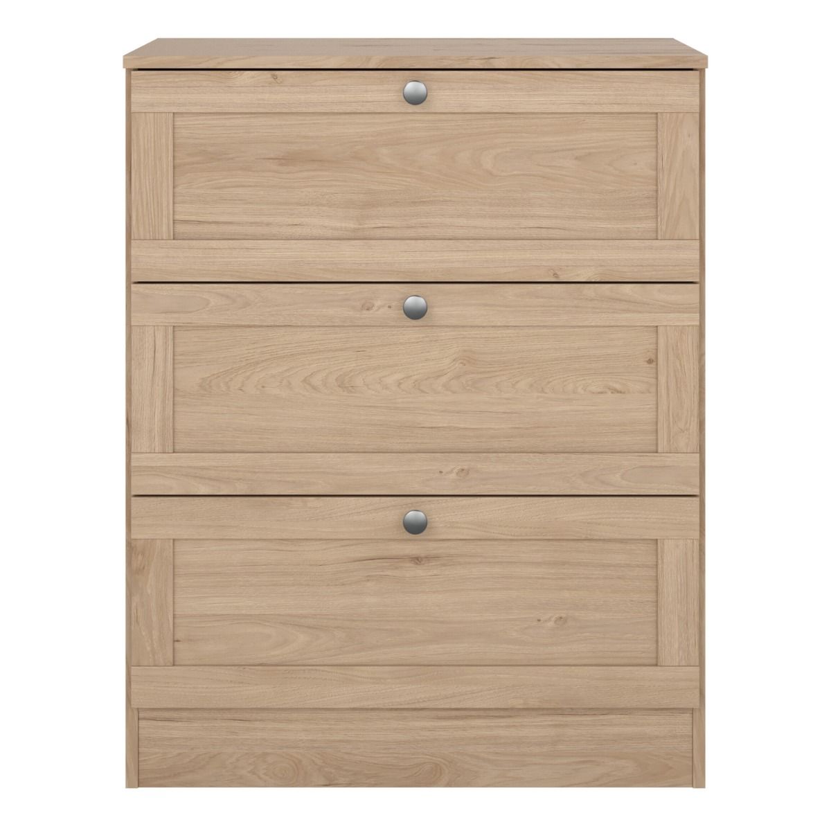 Brande Chest with 3 Frame Drawers in Jackson Hickory