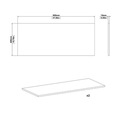 Sprint 2 Shelves White