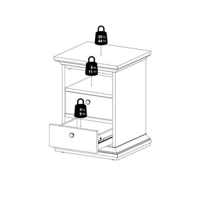 Paris Nightstand in Cashmere