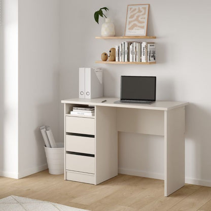Function Plus Desk 3 Drawers in Cashmere