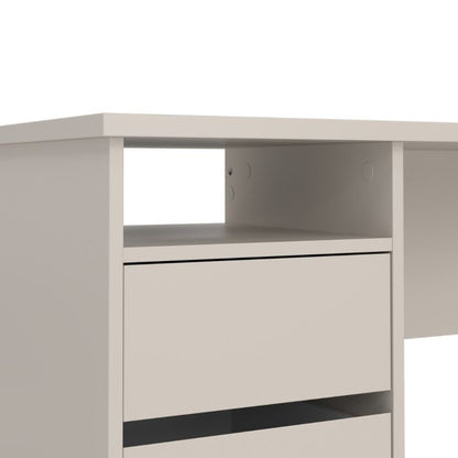 Function Plus Desk 3 Drawers in Cashmere
