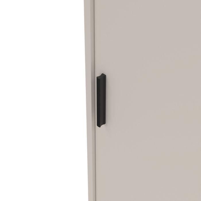 Naia Wardrobe with 2 sliding Doors 1 Door 3 Drawers in Cashmere