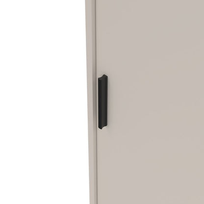 Naia Wardrobe with 2 sliding Doors 1 Door 3 Drawers in Cashmere